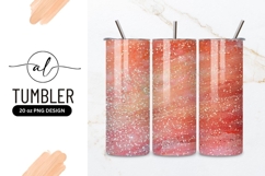 Abstract sunset tumbler design Product Image 1