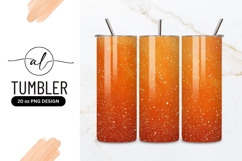 Vibrant orange gradient tumbler design Product Image 1