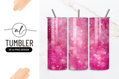 Pink bokeh tumbler design Product Image 1