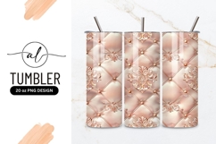 Elegant rose gold tumbler png design Product Image 1