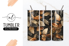 Autumn leaves tumbler png design Product Image 1