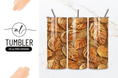 Autumn leaves tumbler png design Product Image 1