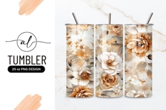 Elegant floral tumbler design Product Image 1