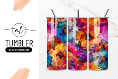 Vibrant floral tumbler design Product Image 1