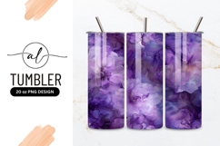 Purple floral tumbler png design Product Image 1