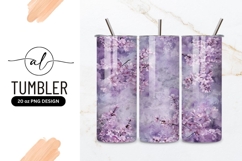 Purple cherry blossom tumbler design Product Image 1