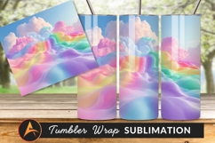 Pastel Dreamscape With Candy Colored Clouds Product Image 1