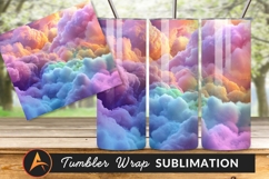 Colorful Clouds With Orange Light And Purple Hues Product Image 1