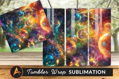 Abstract Universe Background With Spheres And Glittering Product Image 1