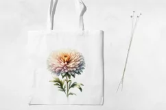 Birth Month Flowers Clipart, September Aster PNG. Product Image 3