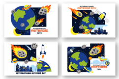 10 World Asteroid Day Illustration Product Image 2