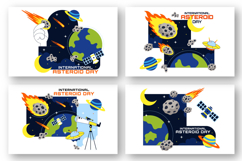 10 World Asteroid Day Illustration Product Image 3