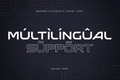 Astro - Modern Futuristic Sport Font Product Image 12