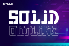 Astro Volta - Futuristic Display Font Product Image 7