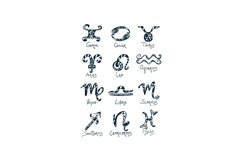Astrological Sign SVG Cut File Product Image 1