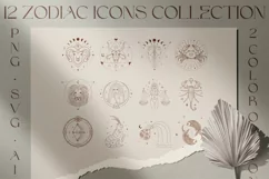 Zodiac Signs and Horoscope Icons, Astrology Branding Logo. Product Image 2