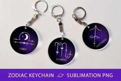 Zodiac keychain bundle, Keychain sublimation Product Image 2