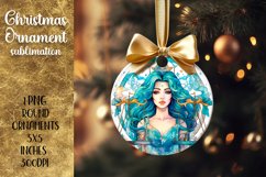 Christmas decoration | Libra Astrology Sublimation Product Image 1