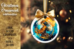 Christmas ornament | Astrology Sagittarius Sublimation Product Image 1