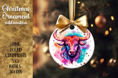 Christmas Ornament | Astrology Sublimation Buffalo Product Image 1