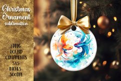 Christmas decoration | Pisces Astrology Sublimation Product Image 1