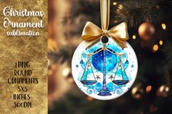 Christmas decoration | Libra Astrology Sublimation Product Image 1