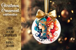 Christmas Ornament | Astrology Sublimation, Gemini Product Image 1