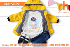 cute Astronaut Clipart, Watercolor Astronaut, Kids T-shirt Design, Nursery Decor, Sublimation Design, Boys Room Decor, space watercolor, boy birthday shirt, Space Party Decor, To Earth Sign, Cute Astronaut, Galaxy Art, Space PNG