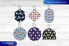 Astronaut Patterned Shaped Tags Product Image 1