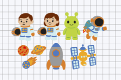 Astronaut Elements 3D SVG Product Image 2