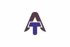AT TA Logo design vector template Product Image 1
