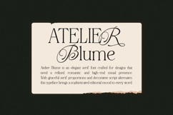 Atelier Blume - Elegant Serif Font with Script Alternates Product Image 13