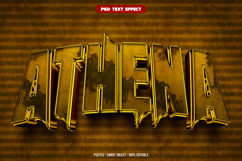 Athena 3D editable text effect Product Image 1