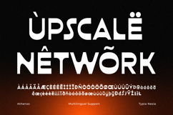 Athenzo - Sleek Modern Reverse Contrast Logo Sans Product Image 5