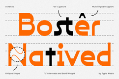 Athenzo - Sleek Modern Reverse Contrast Logo Sans Product Image 6