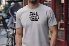 White Bella Canvas 3001 Mockup, Bella Canvas 3001 Tshirt Product Image 1