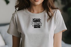 White Bella Canvas 3001 Mockup, Bella Canvas 3001 Tshirt Product Image 1