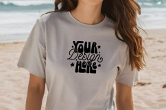 Athletic Heather Bella Canvas 3001 Mockup, Mockup Product Image 1