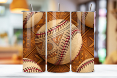 seamless atlas sublimation, leather baseball design, berber tribal patterns, moroccan sports wrap, ethnic texture effects, 20oz skinny tumbler, tapered tumbler sublimation, straight tumbler design, cultural baseball art, seamless tribal motif,