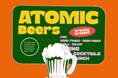 Atomic Beers Bold Sans Display Font Product Image 1
