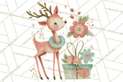 Atomic Christmas PNG Clipart, Retro Holiday Art Cllip Art Product Image 5