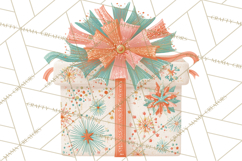 Atomic Christmas PNG Clipart, Retro Holiday Art Cllip Art Product Image 3