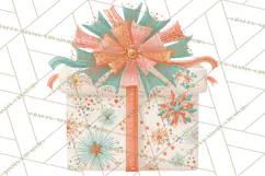 Atomic Christmas PNG Clipart, Retro Holiday Art Cllip Art Product Image 3