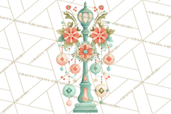 Atomic Christmas PNG Clipart, Retro Holiday Art Cllip Art Product Image 5