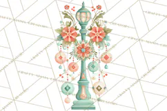 Atomic Christmas PNG Clipart, Retro Holiday Art Cllip Art Product Image 5