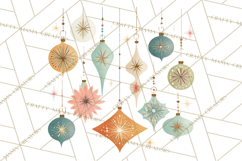 Atomic Christmas PNG Clipart, Retro Holiday Art Cllip Art Product Image 3