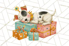 Atomic Christmas PNG Clipart, Retro Holiday Art Cllip Art Product Image 5
