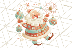 Atomic Christmas PNG Clipart, Retro Holiday Art Cllip Art Product Image 3
