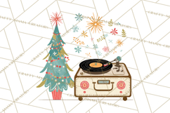 Atomic Christmas PNG Clipart, Retro Holiday Art Cllip Art Product Image 4