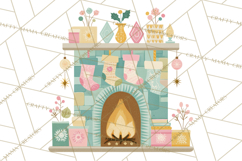 Atomic Christmas PNG Clipart, Retro Holiday Art Cllip Art Product Image 5